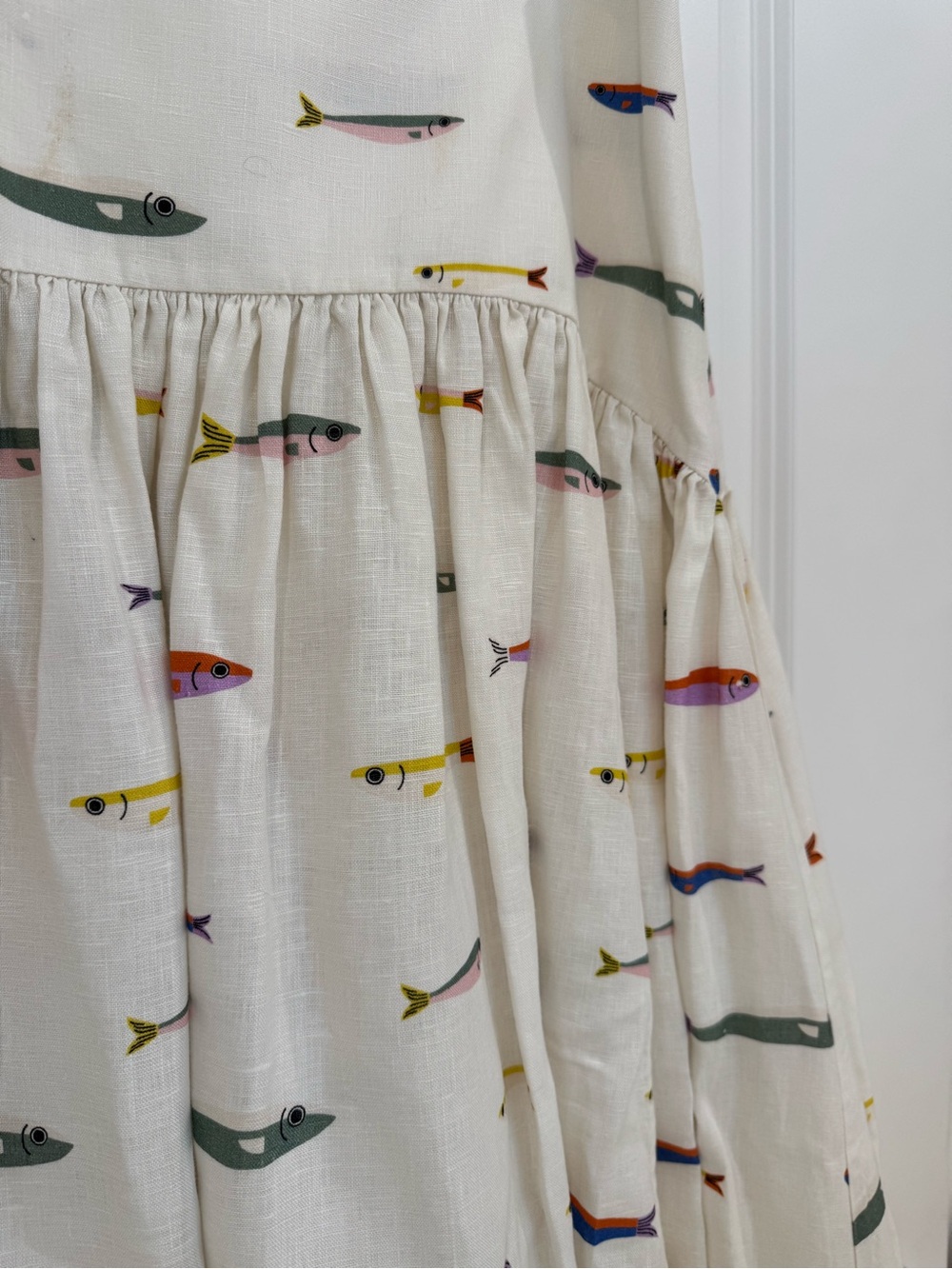 STAUD Fish-Print Skirt and top combo - Picture 3 of 8
